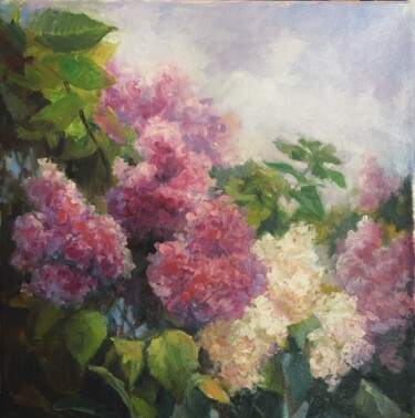 Pintura intitulada "No name7" por Artkaminskaya, Obras de arte originais, Óleo Montado em Armação em madeira