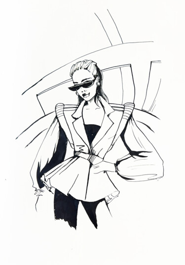 Style Painting titled "Style" by Daridizain.Art, Original Artwork, Ink