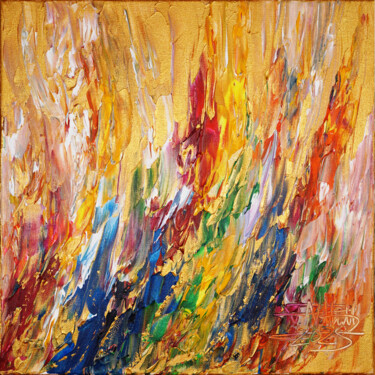 제목이 "Gold Pieces XS 1"인 미술작품 Peter Nottrott로, 원작, 아크릴