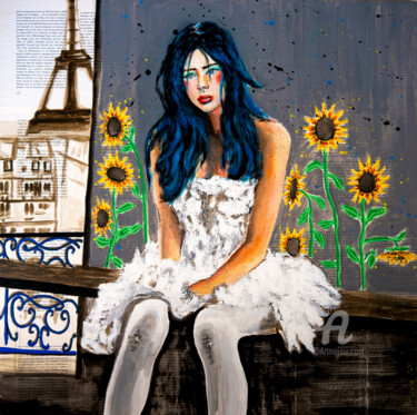 Pintura intitulada "French School - Por…" por Bazévian Delacapucinière, Obras de arte originais, Óleo Montado em Armação em…
