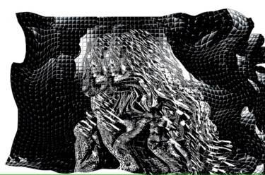 Arte digitale intitolato "NEL VENTO" da Iannilli  Laila Antonella, Opera d'arte originale, Pittura digitale Montato su Panne…
