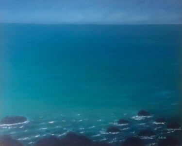 Before the Light Warms the Sea Painting titled "Before the Light Wa…" by Elena Wuebben, Original Artwork, Oil