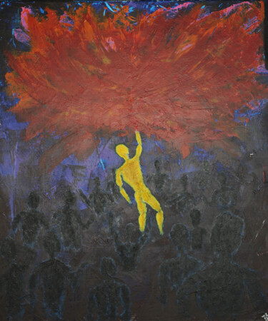 Пробуждение и Осознание нового Painting titled "Пробуждение и Осозн…" by Aleksey Artemiev, Original Artwork, Acrylic