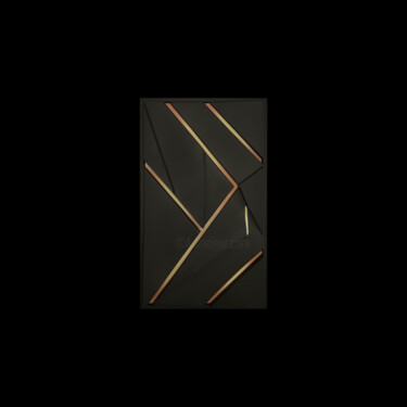 雕塑 标题为“Golden Geometry” 由Fangwei Xu, 原创艺术品, 雕刻