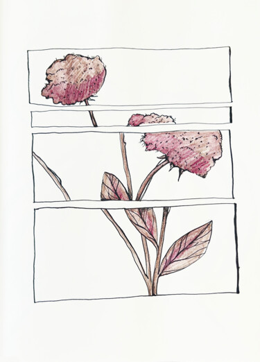 Drawing titled "Frames" by Daridizain.Art, Original Artwork, Pencil