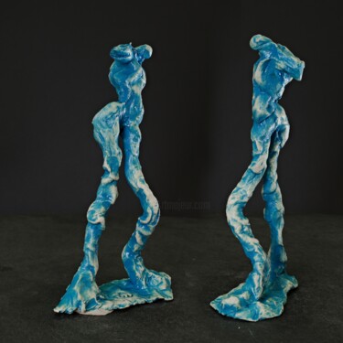 「Contrapposto」というタイトルの彫刻 Prof. Andreas Loeschner-Gornauによって, オリジナルのアートワーク, セラミックス