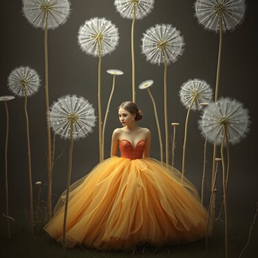 "Figura in giallo" serie stampe artistiche da collezione Digitale Kunst getiteld ""Figura in giallo"…" door Angelo Mazzoleni, Origineel Kunstwerk, Digitale fotografie