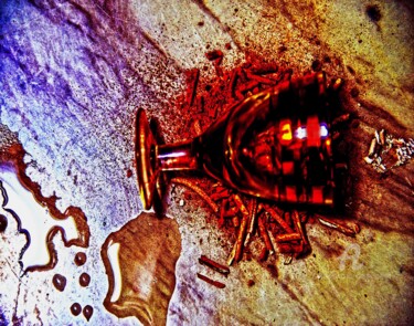 Object at Rest with Water and Colors "Object at Rest with…" başlıklı Fotoğraf Charles Talkoff tarafından, Orijinal sanat, Dijital Fotoğrafçılık