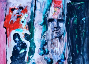 「Beware of the escap…」というタイトルの絵画 Milto Siderisによって, オリジナルのアートワーク, アクリル