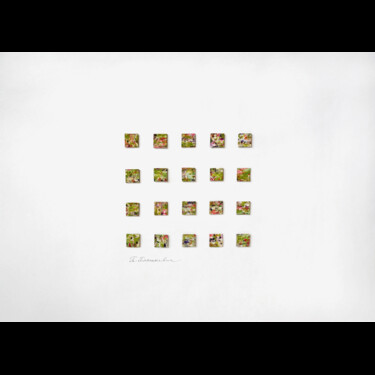 «Green Idea № 2», 20 Abstract Miniatures 绘画 标题为“«Green Idea № 2», 2…” 由Tania Pliashkevich, 原创艺术品, 丙烯