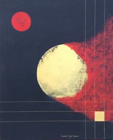 绘画 标题为“Figures Particulièr…” 由Quentin Saint Roman, 原创艺术品, 丙烯
