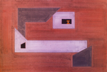 constructo visual 19 Painting titled "constructo visual 19" by Ojolo - Abel García, Original Artwork, Oil