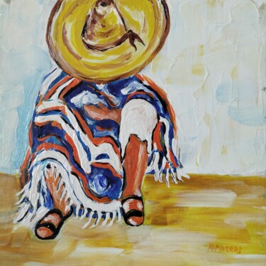 Pittura intitolato "MEXICAIN" da Raphael Marras, Opera d'arte originale, Acrilico