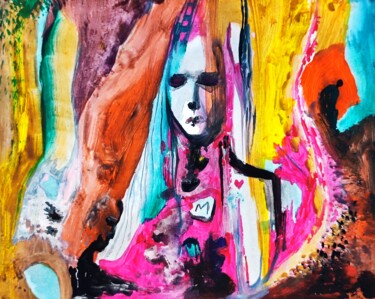 Painting titled "Missing since 1995" by Milto Sideris, Original Artwork, Acrylic