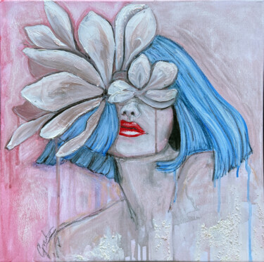 绘画 标题为“Lady Blue” 由Tatjana Greb, 原创艺术品, 丙烯