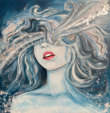 „Lady Ice“ 绘画 标题为“„Lady Ice“” 由Tatjana Greb, 原创艺术品, 丙烯