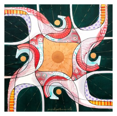 Painting titled "IL SOGNO 16.06.2025" by Emanuele Bevilacqua, Original Artwork, Ink
