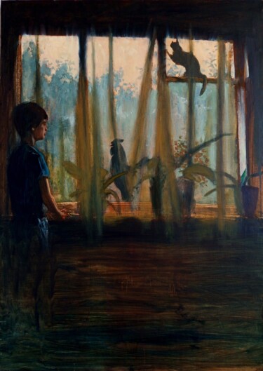 "Window 1." başlıklı Tablo Serg  Roy tarafından, Orijinal sanat, Petrol