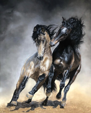 "Wild Spirit" başlıklı Resim Olga Kaydash tarafından, Orijinal sanat, Pastel