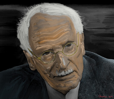 Carl Jung 数字艺术 标题为“Carl Jung” 由Christian Envall, 原创艺术品, 数字油画