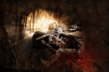 Digital Arts titled "Steampunk Lockdown" by Kay Evison, Original Artwork, Digital Photography