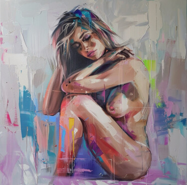 绘画 标题为“Nude Fine Art” 由Yass Aliguliyeva, 原创艺术品, 油