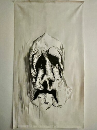 제목이 "Cuando el abismo te…"인 그림 Andres Ochoa Morales로, 원작, 잉크