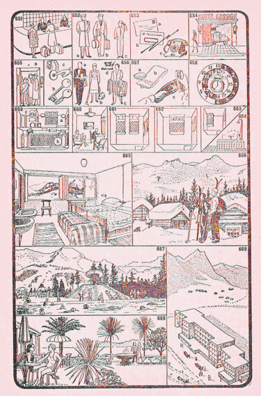 Digitale Kunst mit dem Titel "Travels I" von Christian Envall, Original-Kunstwerk, 2D digitale Arbeit