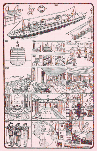 "Ocean Liners" başlıklı Dijital Sanat Christian Envall tarafından, Orijinal sanat, 2D Dijital Çalışma