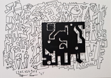 图画 标题为“L2XC1243X1” 由Jurica Gotal, 原创艺术品, 标记
