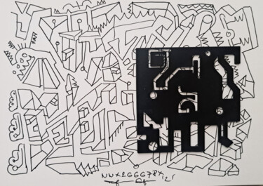 Drawing titled "NNX266678X" by Jurica Gotal, Original Artwork, Marker