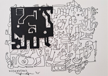 Drawing titled "NV26875X122" by Jurica Gotal, Original Artwork, Marker