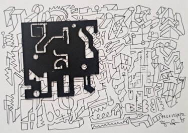 图画 标题为“P26X124X12” 由Jurica Gotal, 原创艺术品, 标记