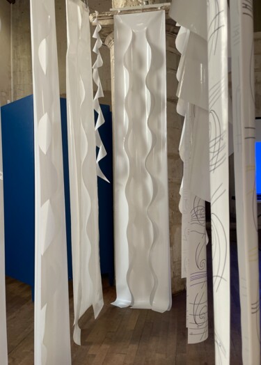 Sculpture titled "Entrée du temple de…" by Nathalie Genneson (NATH), Original Artwork, Plastic