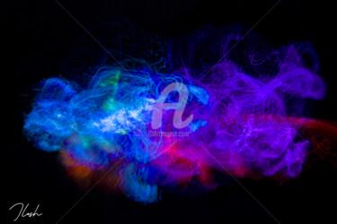 Fotografia intitolato "Taurus energy" da Ilesh, Opera d'arte originale, Pittura di luce