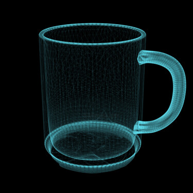 Digital Arts titled "tasse 26cl" by Titojean, Original Artwork, 3D Modeling