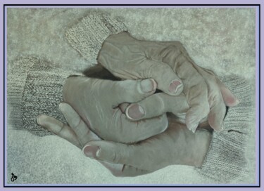 "Je te confie demain." başlıklı Resim Jean-Michel Legras tarafından, Orijinal sanat, Pastel Alüminyum üzerine monte edilmiş