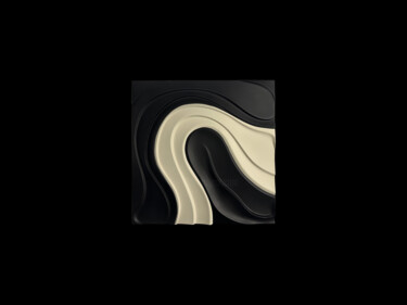 雕塑 标题为“Flowing Contrasts” 由Fangwei Xu, 原创艺术品, 雕刻