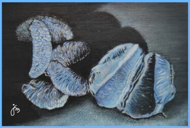 "Pomelos période ble…" başlıklı Resim Jean-Michel Legras tarafından, Orijinal sanat, Pastel Alüminyum üzerine monte edilmiş