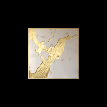 雕塑 标题为“Rivers of Gold” 由Fangwei Xu, 原创艺术品, 雕刻