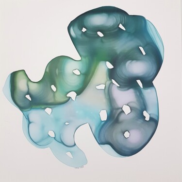 Schilderij getiteld "Sans titre 2" door Isabelle Vorle, Origineel Kunstwerk, Aquarel