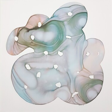 Schilderij getiteld "Sans titre" door Isabelle Vorle, Origineel Kunstwerk, Aquarel