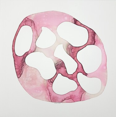 Pintura intitulada "Sans titre 4" por Isabelle Vorle, Obras de arte originais, Aquarela