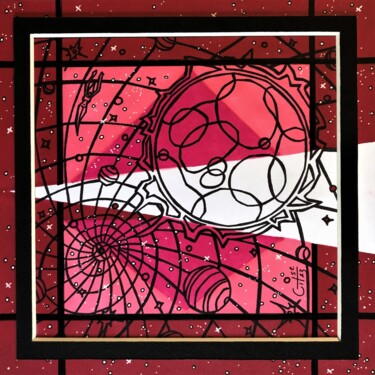 "320- orgie galactic…" başlıklı Resim Vincent Gibert tarafından, Orijinal sanat, Işaretleyici