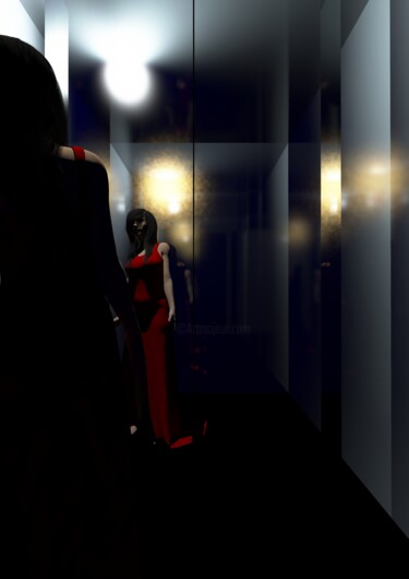 Arte digital titulada "The Lift" por Russell Newell, Obra de arte original, Modelado 3D
