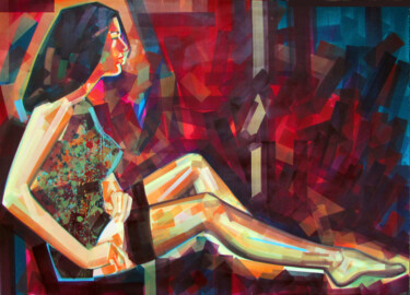 "Moved By DeLight" başlıklı Tablo Piotr Kachny tarafından, Orijinal sanat, Petrol