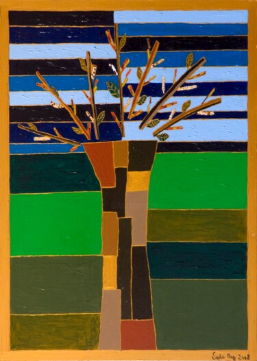 Peinture intitulée "Liminaire" par Sophie Ong, Œuvre d'art originale, Acrylique