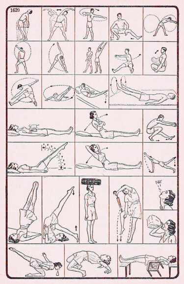 数字艺术 标题为“Gymnastics I” 由Christian Envall, 原创艺术品, 2D数字工作