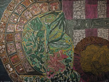 "Sorrento" başlıklı Resim Sophie Ong tarafından, Orijinal sanat, Tükenmez kalem