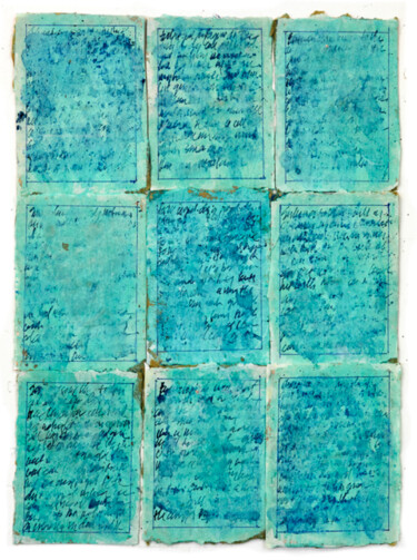 Schilderij getiteld "Journals" door Alfonse Pagano, Origineel Kunstwerk, Gouache